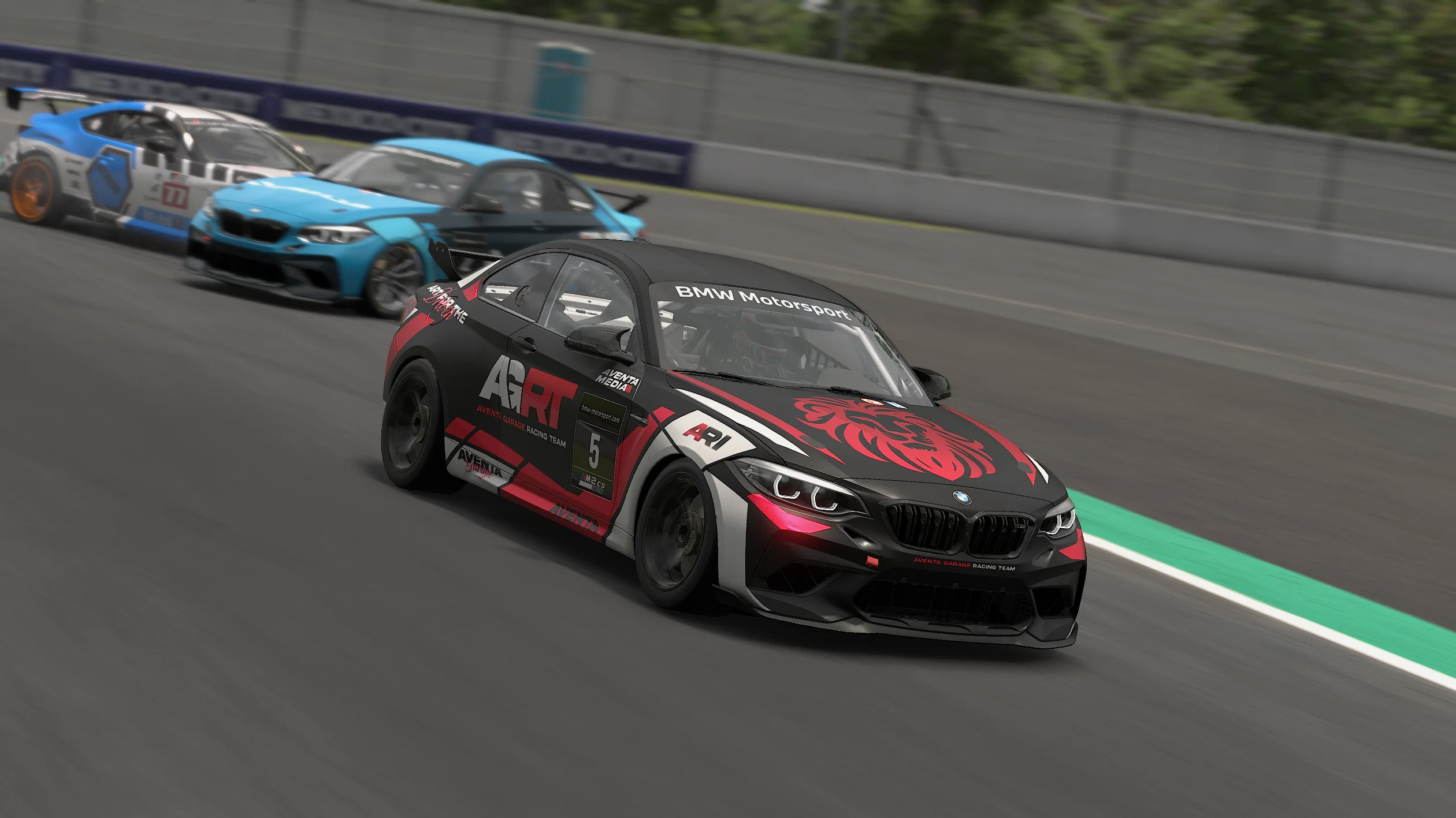 ART BMW M2 leading the pack